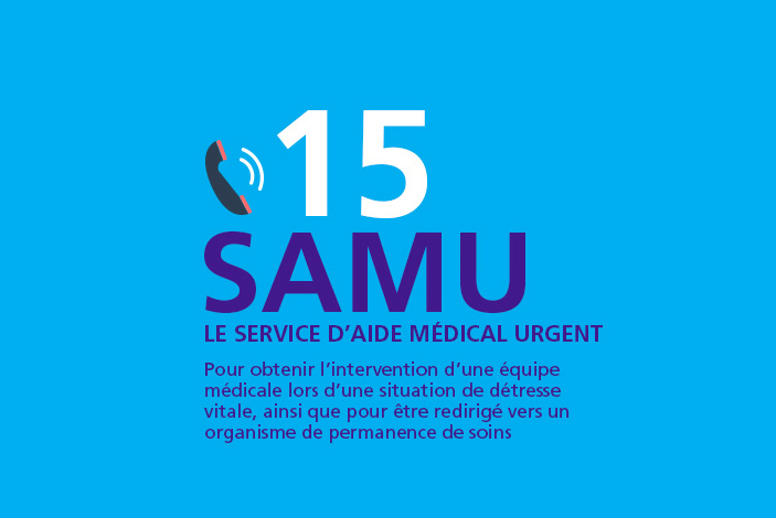 Service d’aide médicale urgente SAMU 15