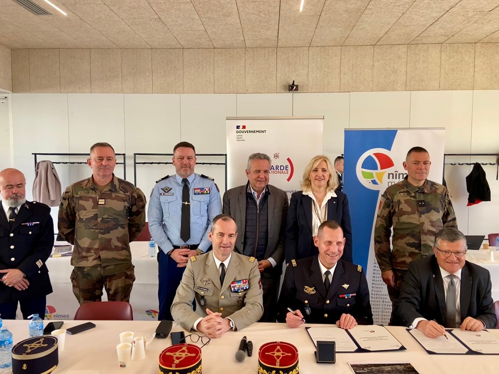 Garde nationale : signature officielle de la convention de soutien à la réserve opérationnelle